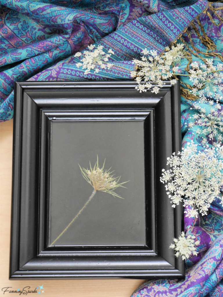 Thrifted Frame Repurposed as Small Tray   @FanningSparks