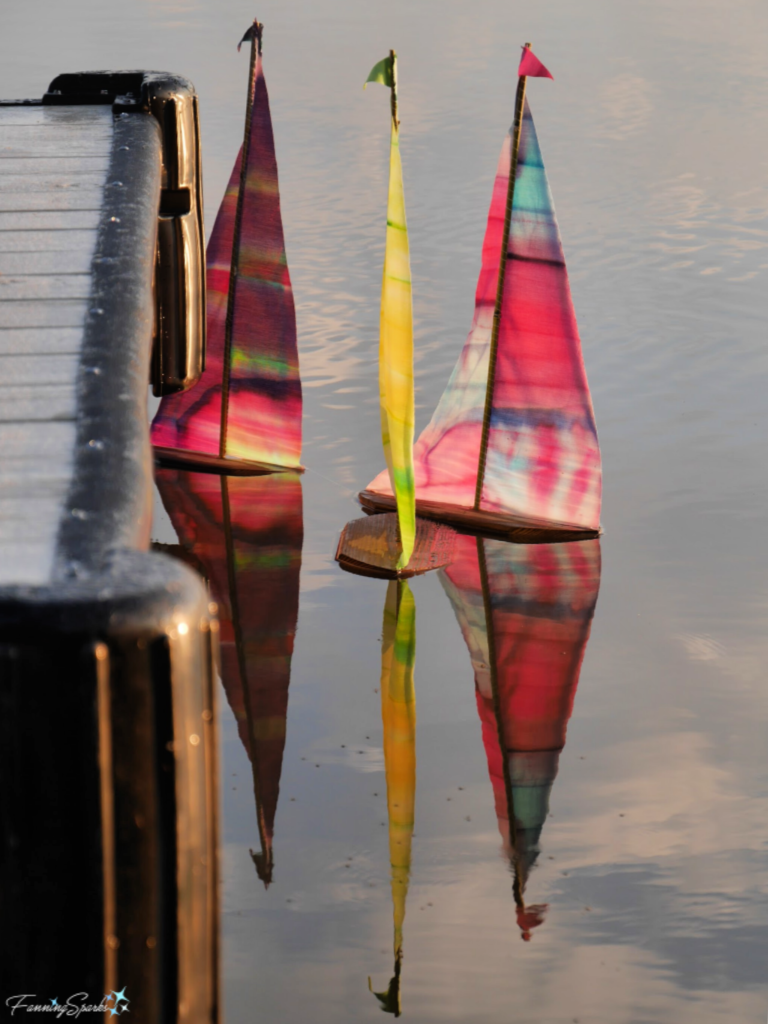 3 Sailboats at end of Dock   @FanningSparks