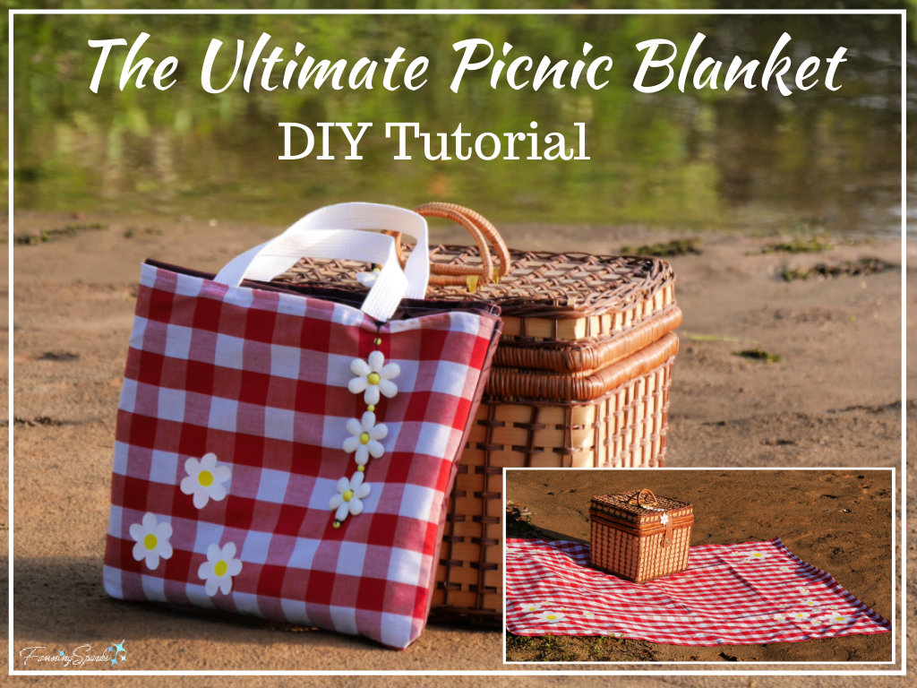The Ultimate Picnic Blanket DIY Tutorial Pin @FanningSparks