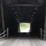 Looking Through Elder Mill Covered Bridge @FanningSparks