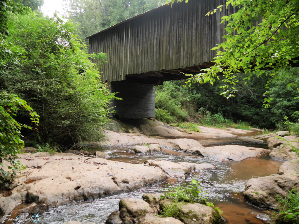 Elder Mill Covered Bridge Viewed from Rose Creek   @FanningSparks