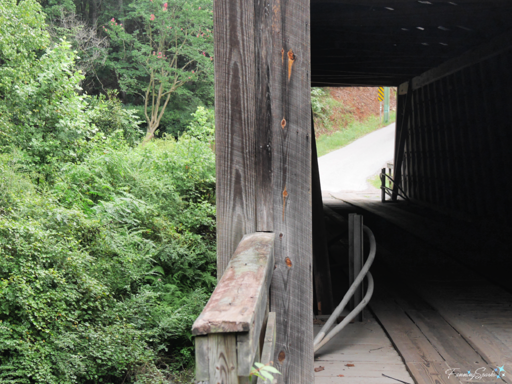 Looking Through and Beside Elder Mill Covered Bridge   @FanningSparks