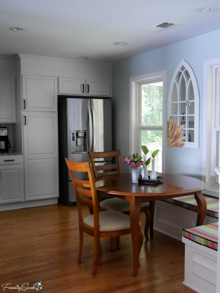 Renovated Kitchen Showing Recessed Can Lights   @FanningSparks