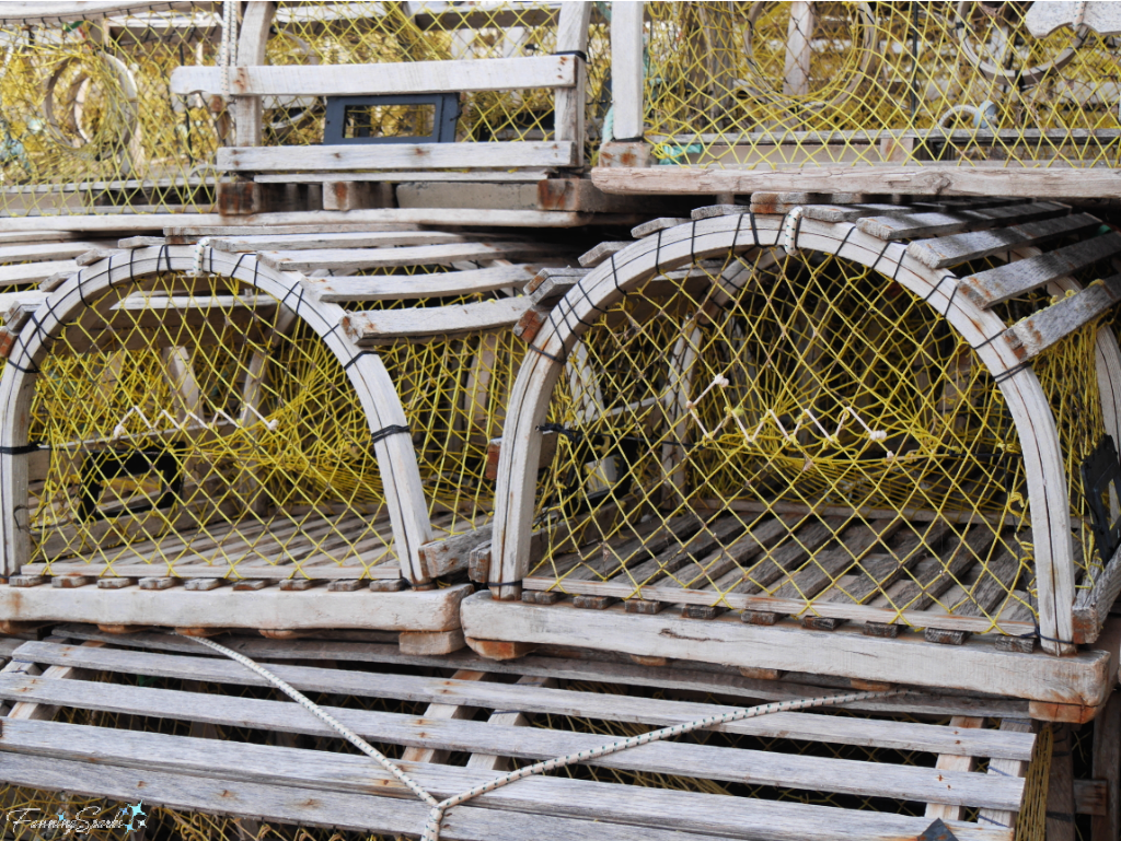 Stack of Lobster Traps in North Rustico Harbour @FanningSparks