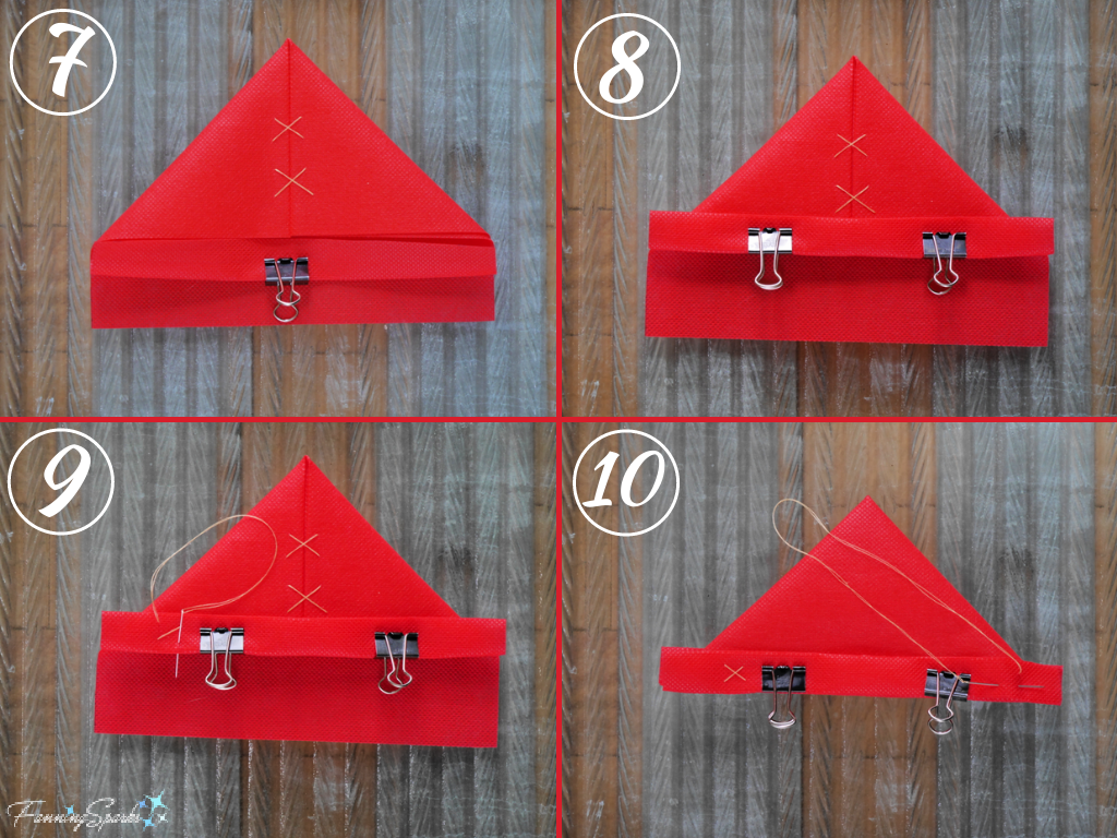 Simple Folded Boat DIY Tutorial Steps 7-10    @FanningSparks