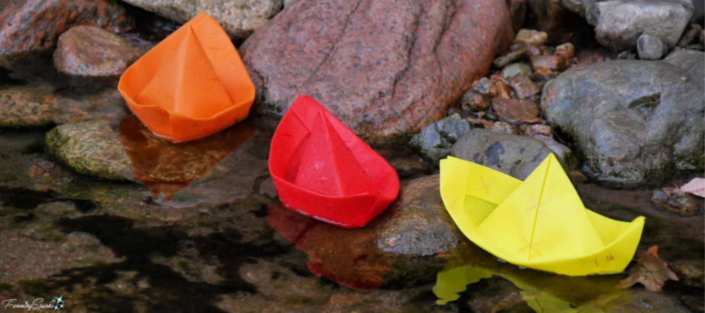 Trio of Simple Folded Boats @FanningSparks
