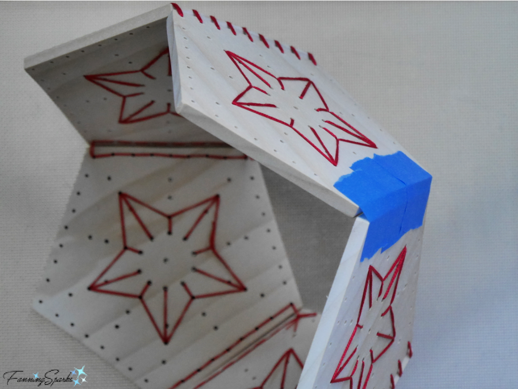 Tape Ring of Pentagons for Stitched Wooden Bowl   @FanningSparks