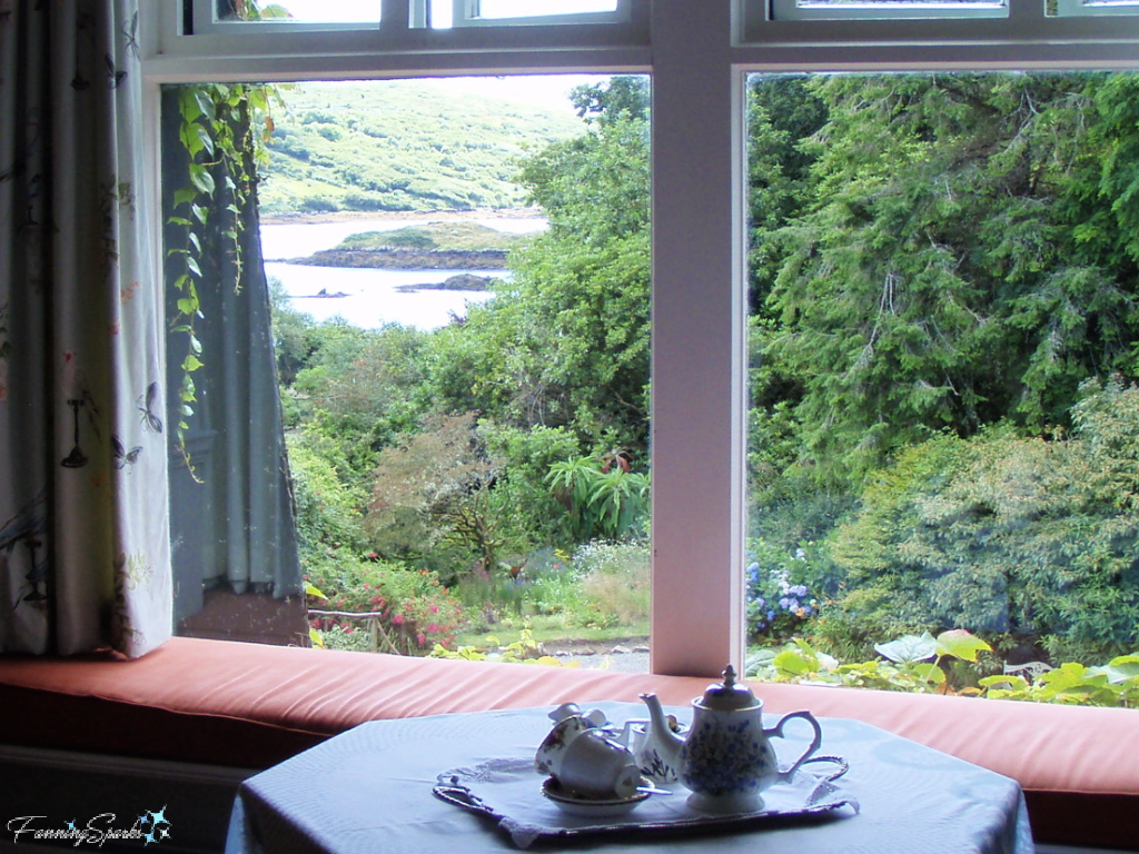 Window View at Cashel House Hotel in Connemara Ireland   @FanningSparks