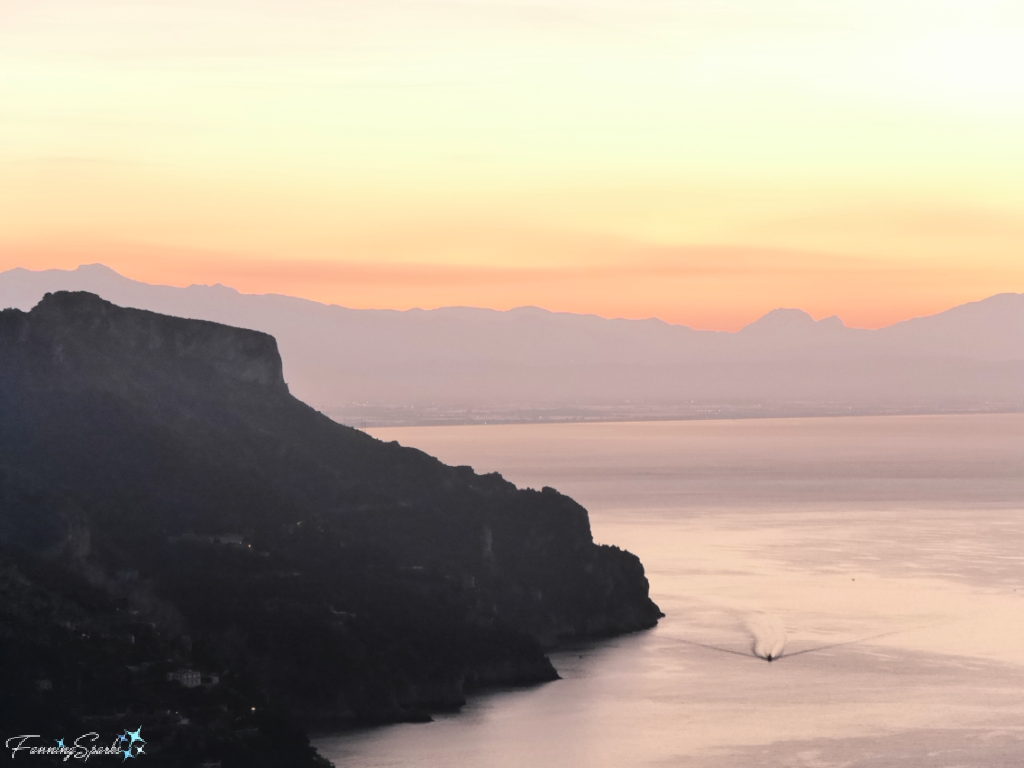 Sunrise on Amalfi Coast Viewed from Ravello Italy   @FanningSparks  