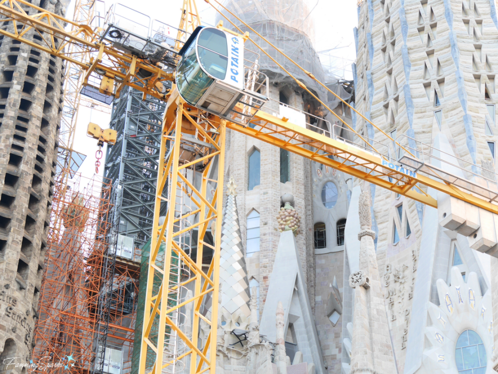 Construction at Sagrada Família in Barcelona @FanningSparks