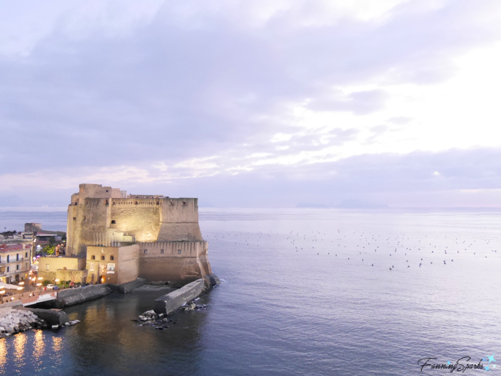 View of Castel dell’Ovo in Naples Italy   @FanningSparks