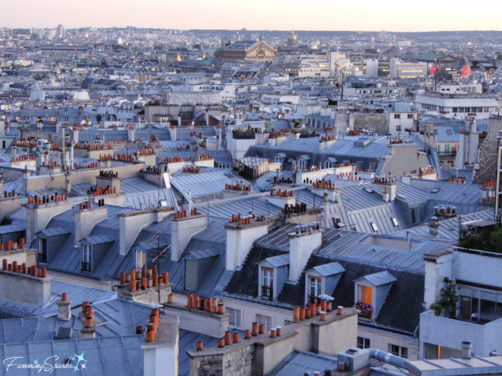 Paris Rooftops in Evening Sky   @FanningSparks