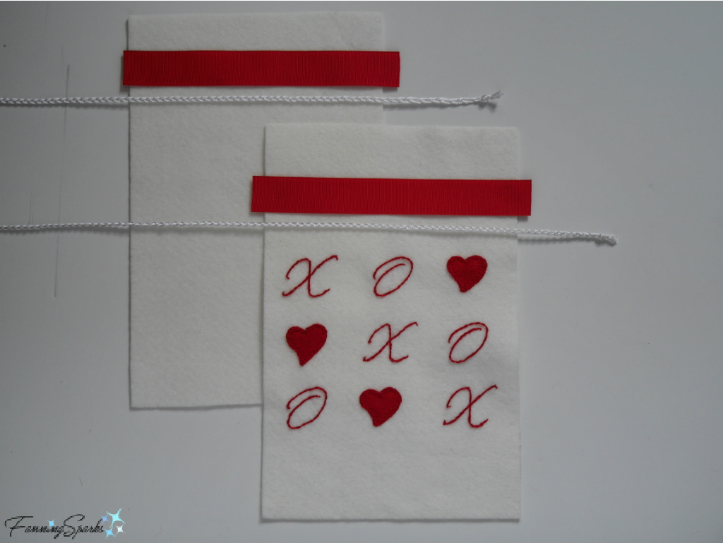 Parts for the Valentine’s Drawstring Pouch   @FanningSparks