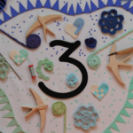 FanningSparks Turns 3 Craft Flatlay @FanningSparks