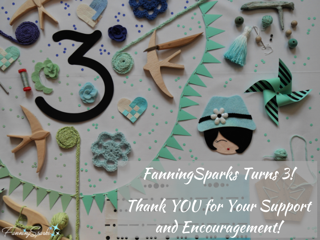 FanningSparks Turns 3 – Thank YOU for Your Support   @FanningSparks