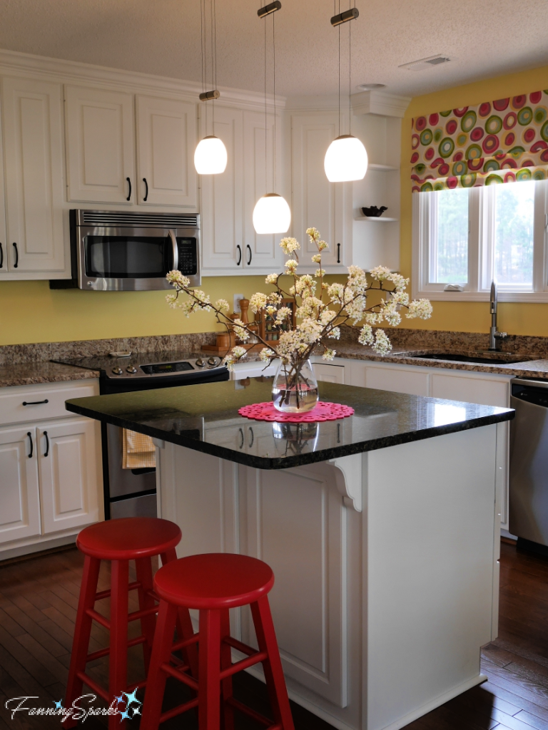 Our Yellow Kitchen in Previous Home   @FanningSparks