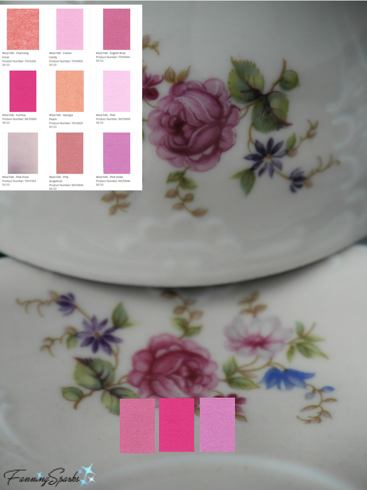 Teacup Pincushion – Matching Felt Colors Online   