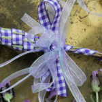 Lavender Wand Completed with Lavender Blooms @FanningSparks