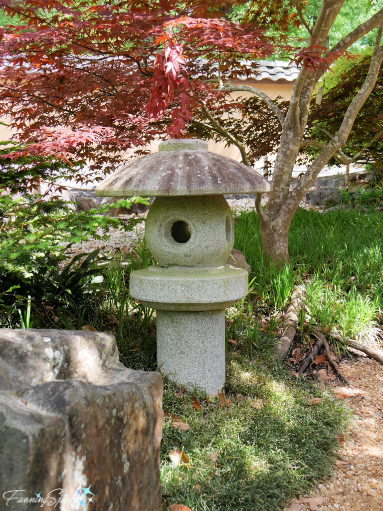 Japanese Stone Lantern at Birmingham Botanical Garden  @FanningSparks 