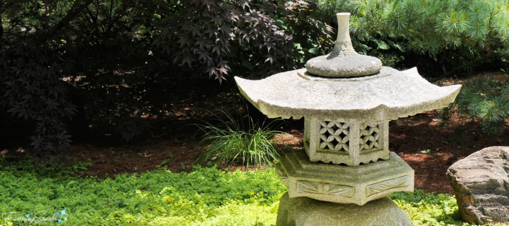 Japanese Stone Lantern at Gibbs Gardens @FanningSparks