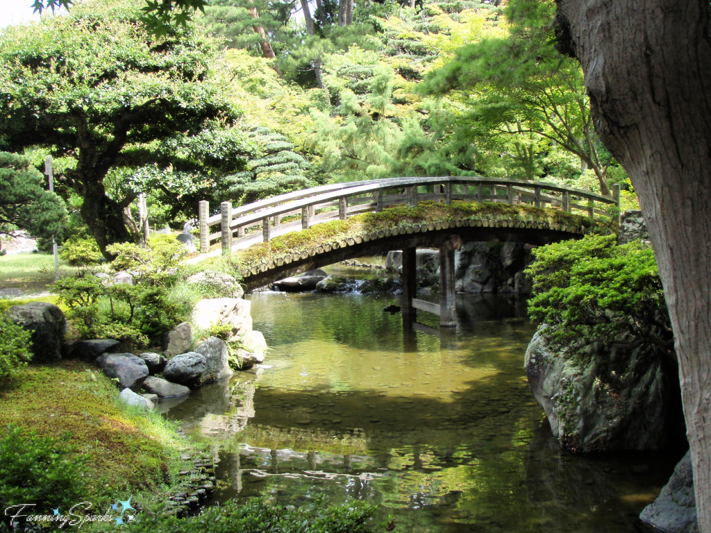 Moss-Lined Bridge in Kyoto Gyoen National Garden   @FanningSparks