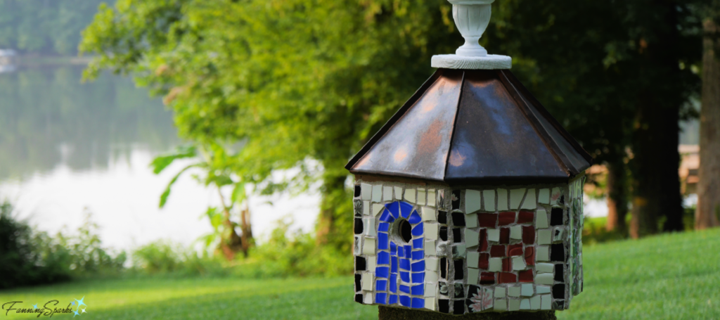 New Broken China Triplex Birdhouse @FanningSparks