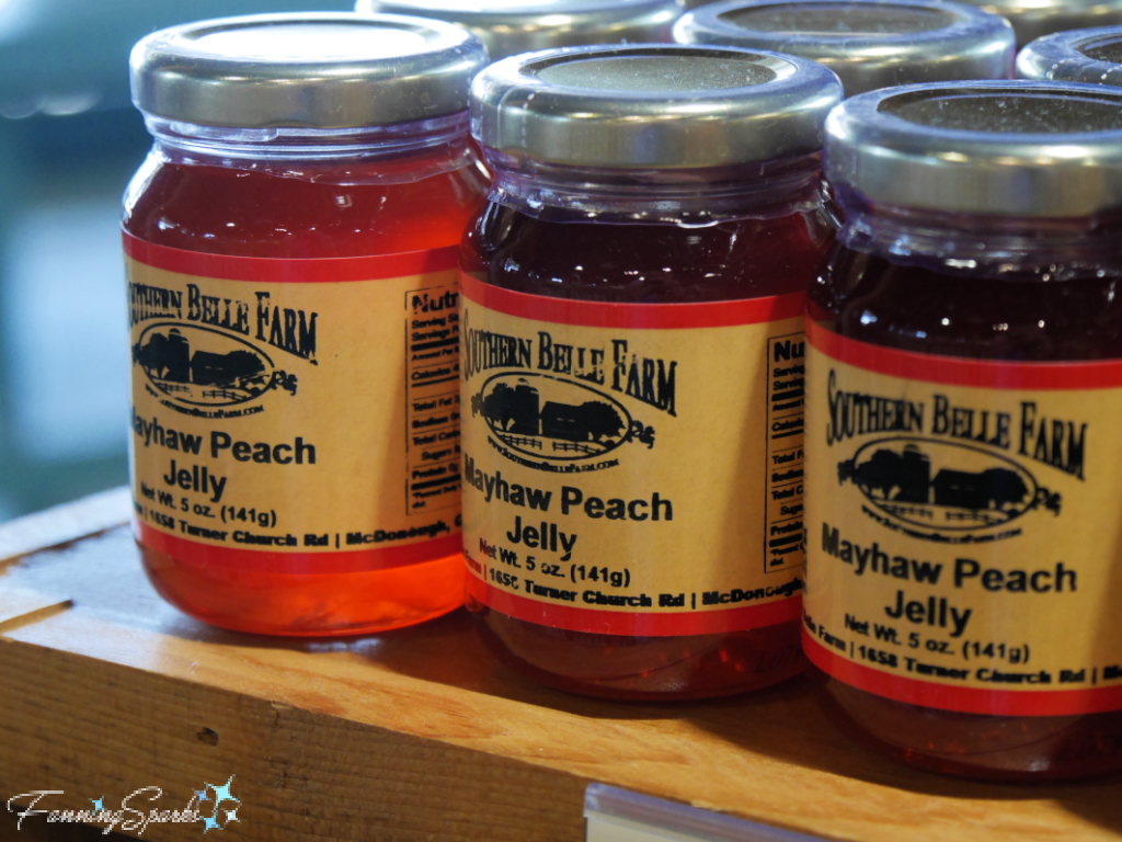 Jars of Mayhaw Peach Jelly   @FanningSparks