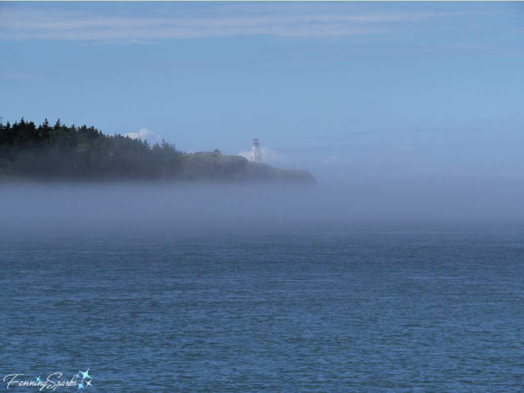 Boar’s Head Lighthouse and Bay of Fundy viewed from East Ferry NS    @FanningSparks