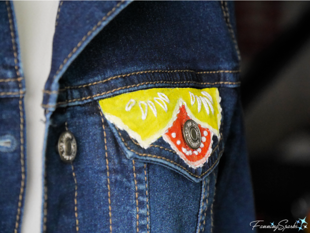 Completed Jacket Pocket Flap Side View   @FanningSparks