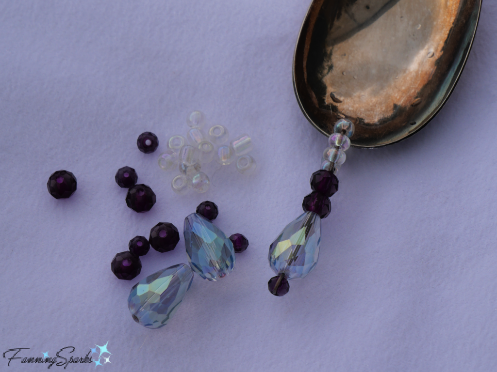 Attach Beaded Droplet to Spoon for Bottom Weight @FanningSparks