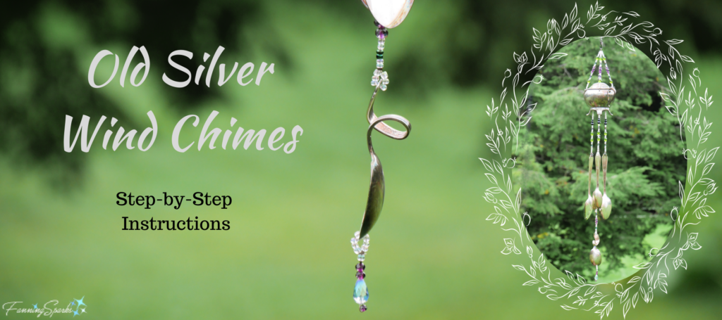 Old Silver Wind Chimes – DIY Tutorial – FanningSparks