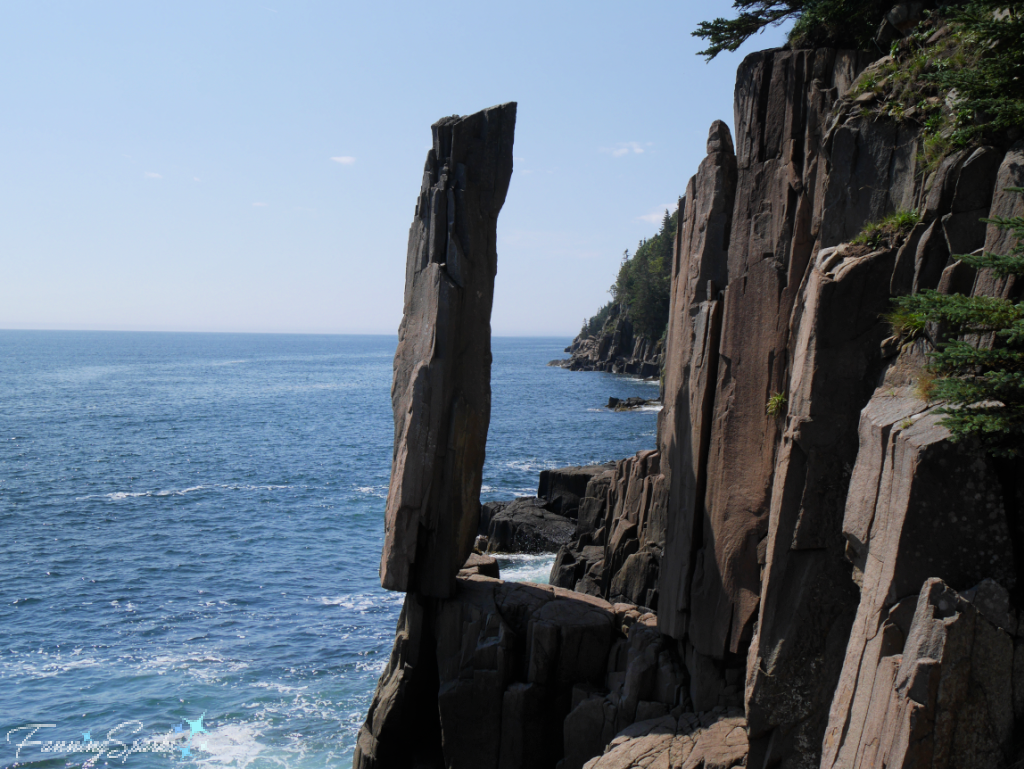 View of Balancing Rock in Tiverton Nova Scotia   @FanningSparks