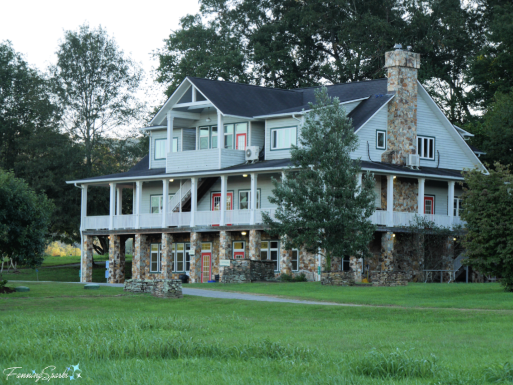 Davidson Hall Front View at John C Campbell Folk School   @FanningSparks