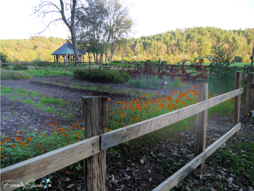 The Gardens with Fence and Gazebo at John C Campbell Folk School   @FanningSparks