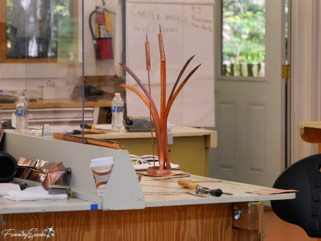 Peek into Jewelry and Metals Studio at John C Campbell Folk School   @FanningSparks