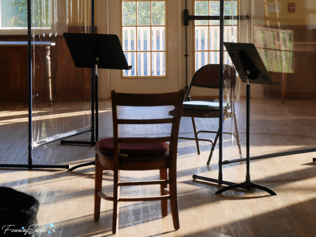 Peek into Music Studio at Davidson Hall at John C Campbell Folk School   @FanningSparks