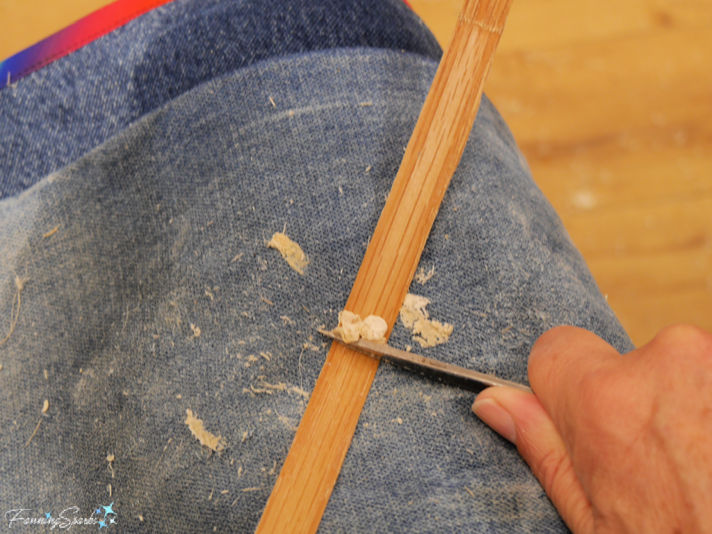 Preparing Weavers for My White Oak Egg Basket   @FanningSparks