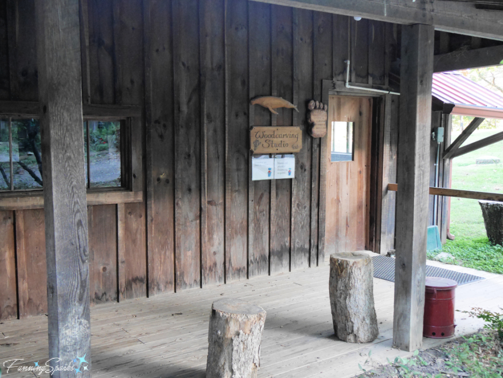 Woodcarving Studio at John C Campbell Folk School   @FanningSparks