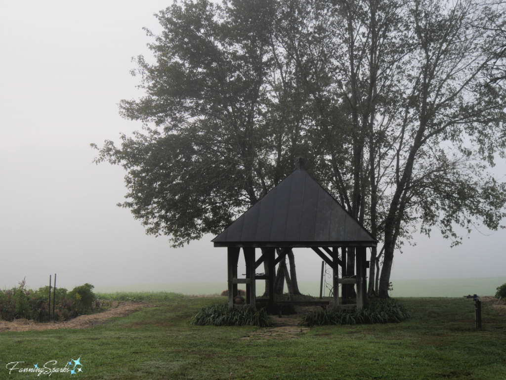 John Neil Davidson Rhythm Pavilion in the Fog at the John C Campbell Folk School   @FanningSparks