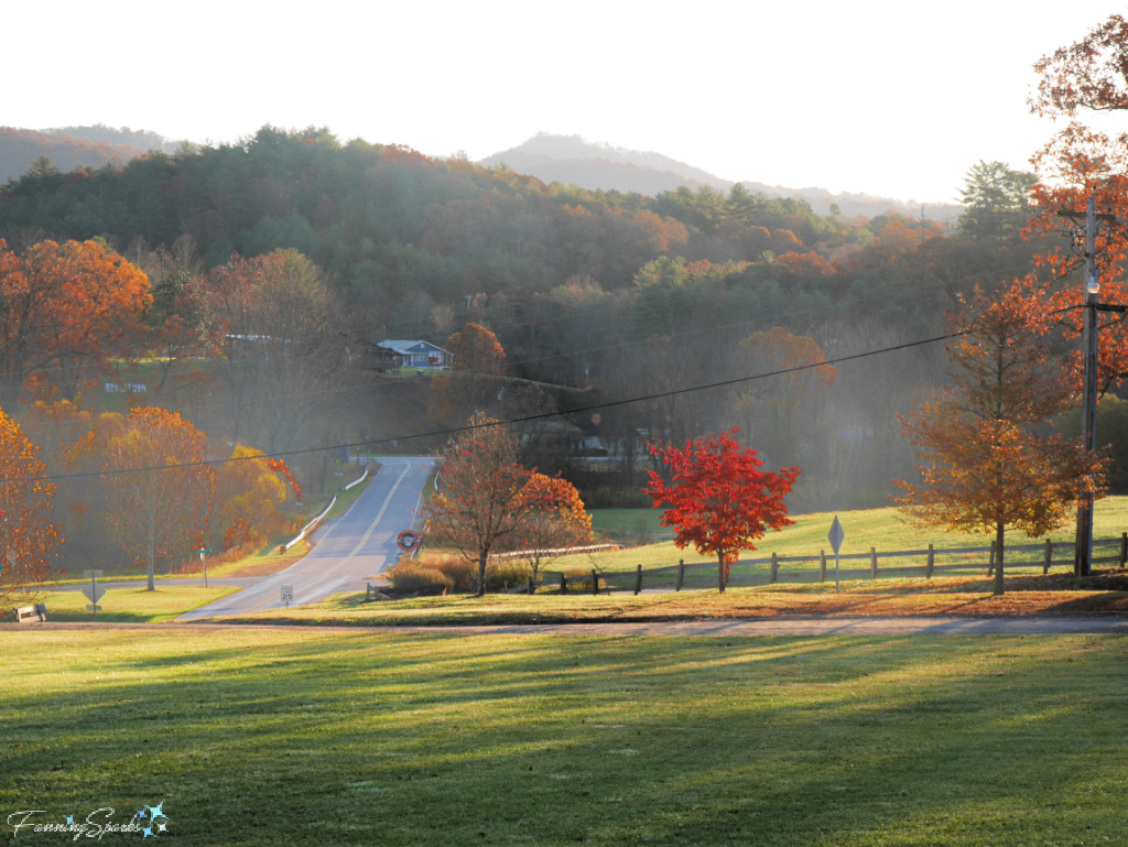 Moulton Gardens View at the John C Campbell Folk School   @FanningSparks