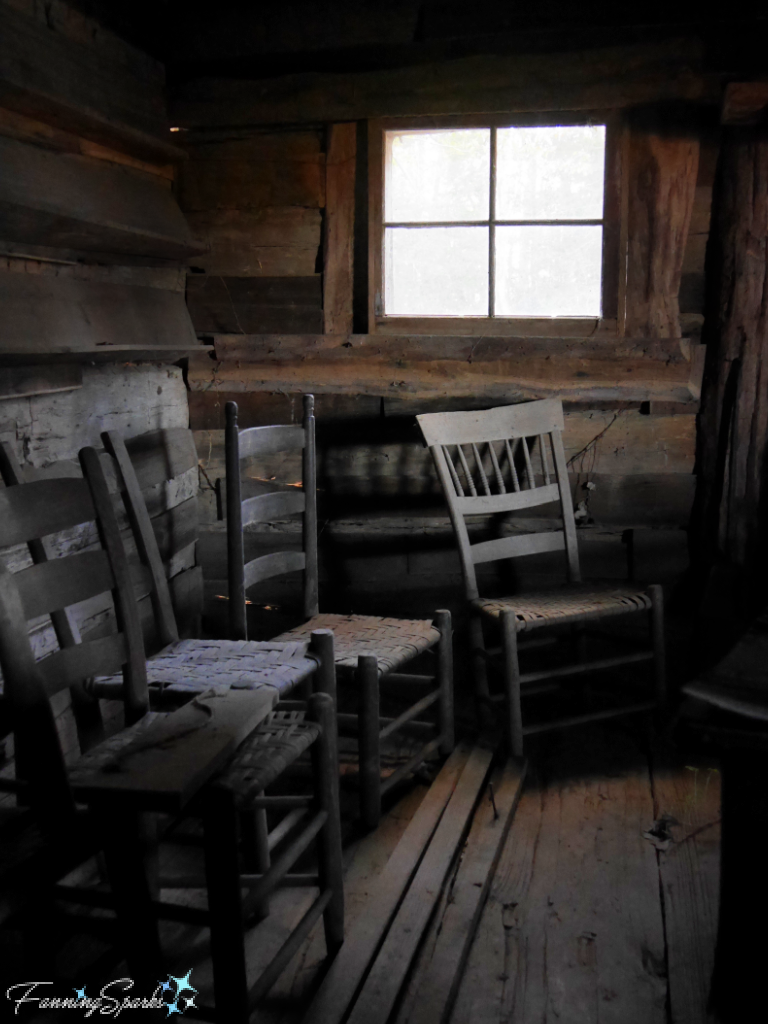 Peek Inside Log Museum – Old Chairs at the John C Campbell Folk School   @FanningSparks