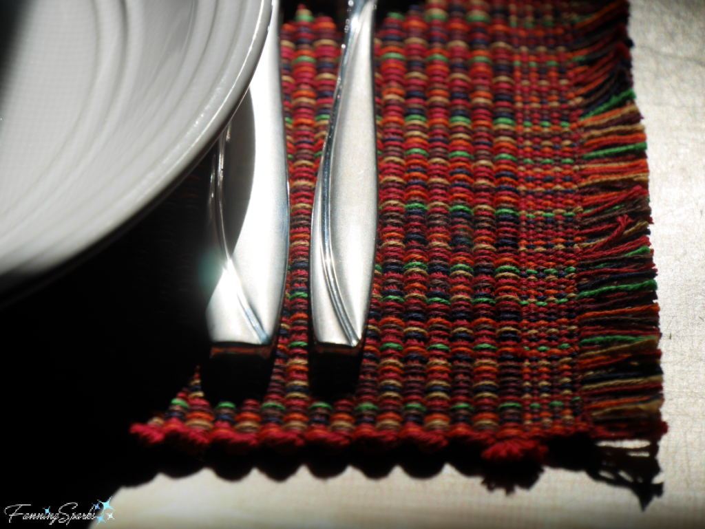 Placemat by Crossnore Weavers Closeup   @FanningSparks
