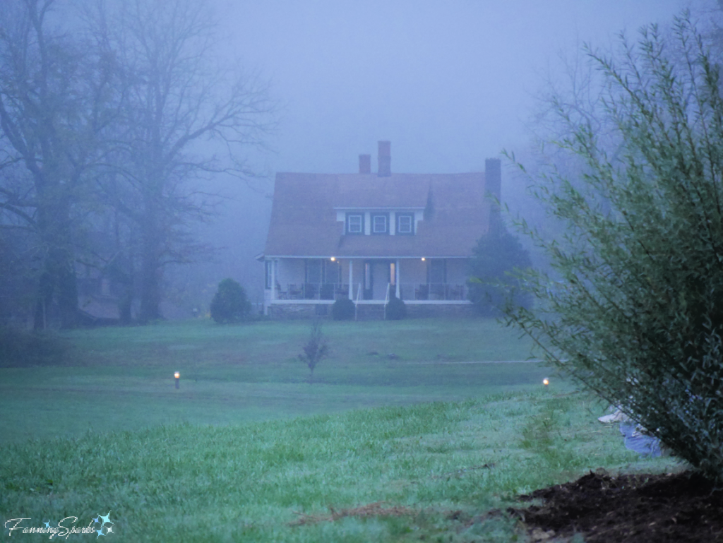 The Farm House Viewed Through Morning Mist