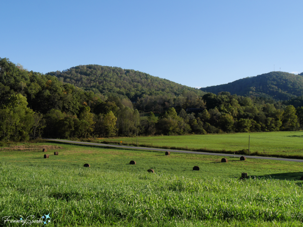 Valley View Over Folk School Road at the John C Campbell Folk School   @FanningSparks