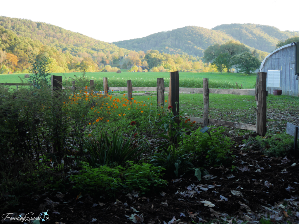 View Over the Garden Fence at the John C Campbell Folk School   @FanningSparks