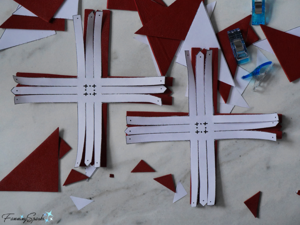 Two Leather Crosses for Snowflake    @FanningSparks