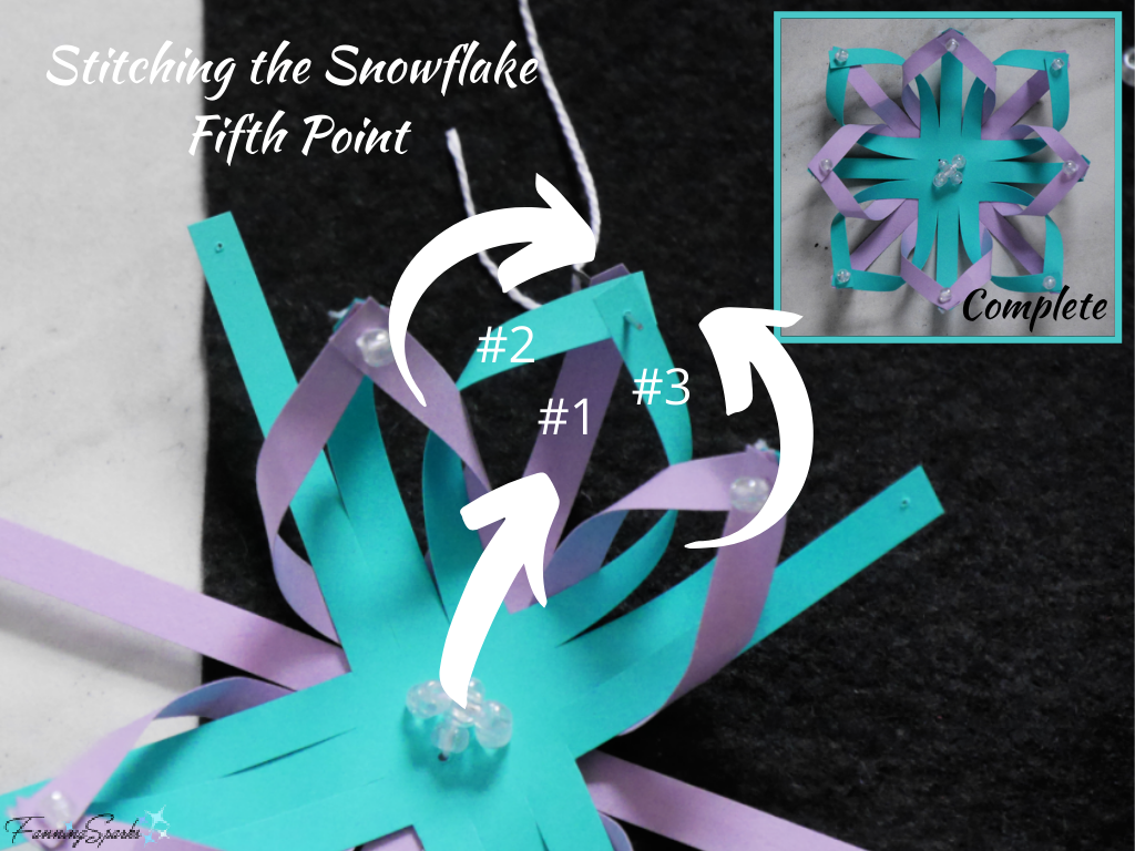 Stitching the Snowflake – Fifth Point  @FanningSparks  