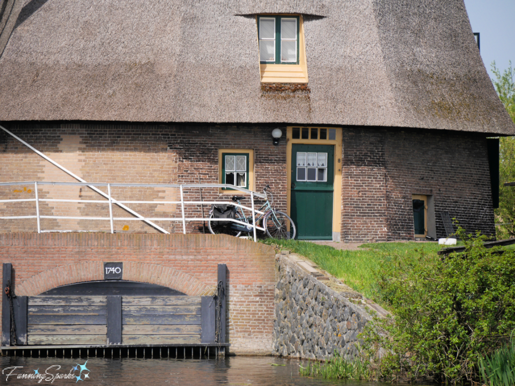 Front Door of Inhabited Windmill at Kinderdijk   @FanningSparks