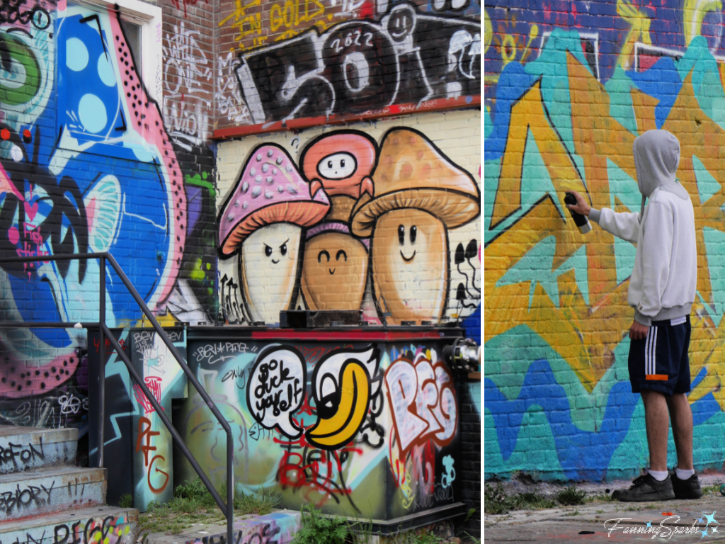 Graffiti and Street Art in NDSM in Amsterdam    @FanningSparks