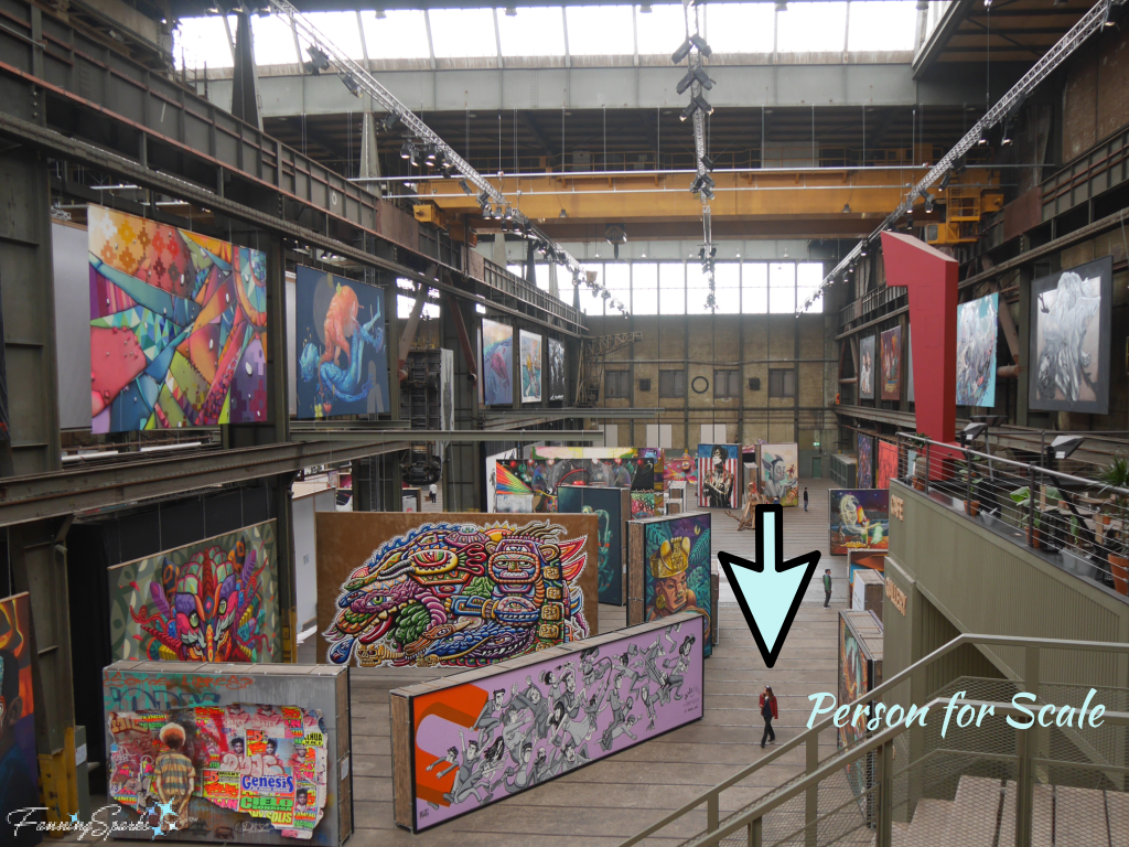 Overlooking STRAAT Museum Exhibit – Person for Scale    @FanningSparks